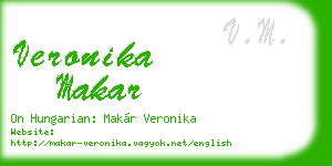 veronika makar business card